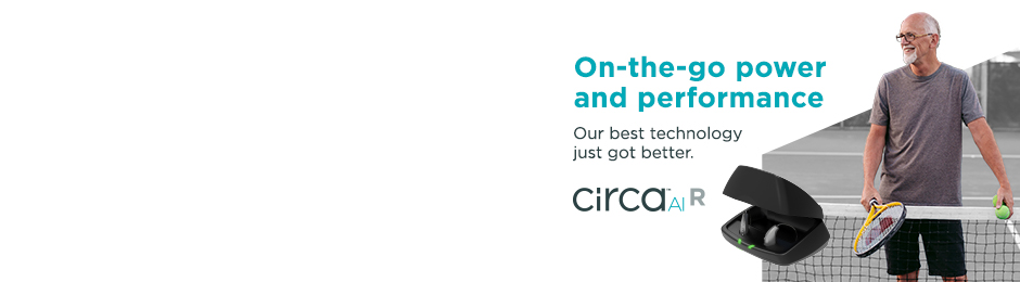 Rechargeable hearing aids banner